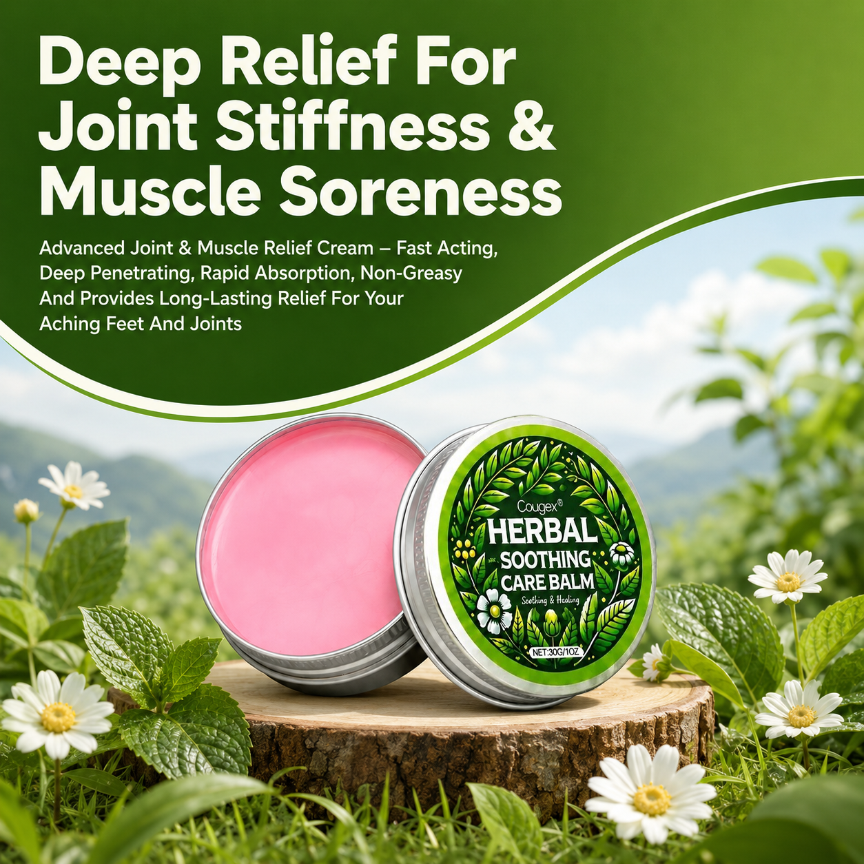Buy 1 Get 1 Freeš„CougexĀ® Herbal Soothing Care Balm