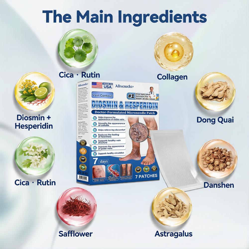 Alisanda® 𝑽𝗲𝗶𝙣 𝘾𝐨𝐧𝘁𝗼𝙪𝙧 𝙈𝙞𝐜𝐫𝒐𝒏𝒆𝗲𝗱𝗹𝙚 𝙋𝙖𝐭𝐜𝒉 𝒘𝒊𝘁𝗵 𝗔𝙙𝙫𝙖𝙣𝙘𝐞𝐝 𝐃𝒊𝒐𝒔𝗺𝙞𝐧 & 𝑯𝒆𝘀𝗽𝗲𝙧𝙞𝙙𝙞𝐧 𝐃𝒆𝒍𝒊𝒗𝗲𝗿𝙮🌿𝟕-𝐃𝐚𝐲 𝐕𝐢𝐬𝐢𝐛𝐥𝐞 𝐑𝐞𝐬𝐮𝐥𝐭𝐬 𝐟𝐨𝐫 𝐕𝐚𝐫𝐢𝐜𝐨𝐬𝐞 𝐕𝐞𝐢𝐧𝐬