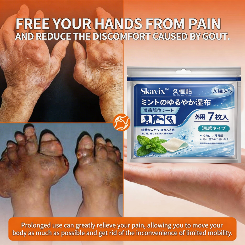 [🔥Last Day 50% OFF]🌿Skavix™ Japanese Deep Penetrating Herbal Heat Patches – Natural Relief for Arthritis, Muscle Stiffness & Inflammation