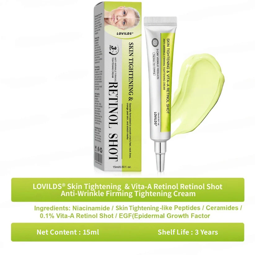 [🔥Last Day 50% OFF]🧬 LOVILDS™ Clinical-Grade Retinol Shot with Visible Firming Power