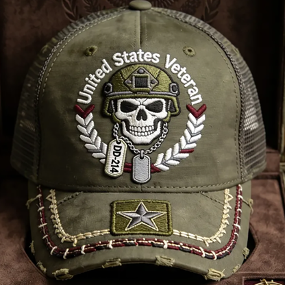 Last Day 49% OFF🔥DD-214 United States Veteran Cap – Embroidered Edition