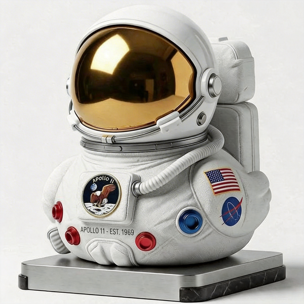 🚀Artemis II Mission Moon Launch Commemorative Astronaut Duck🌕
