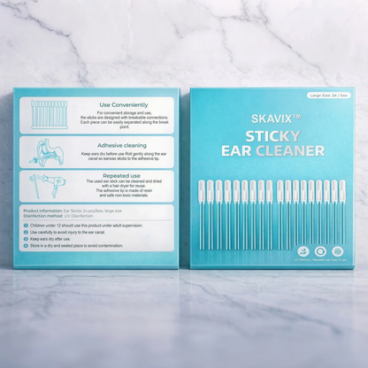 🔥LAST DAY 50% OFF👂Reusable Sticky-Tip Earwax Remover Sticks