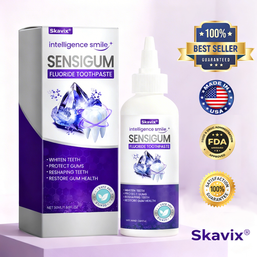 ⏰Last 4 hours Sale: Save 50%-Skavix® SensiGum Fluoride Toothpaste
