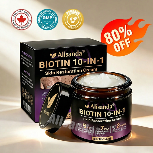 Made and Shipped from Canada ✨Alisanda® Biotin 10-in-1 Skin Restoration Cream 🔥