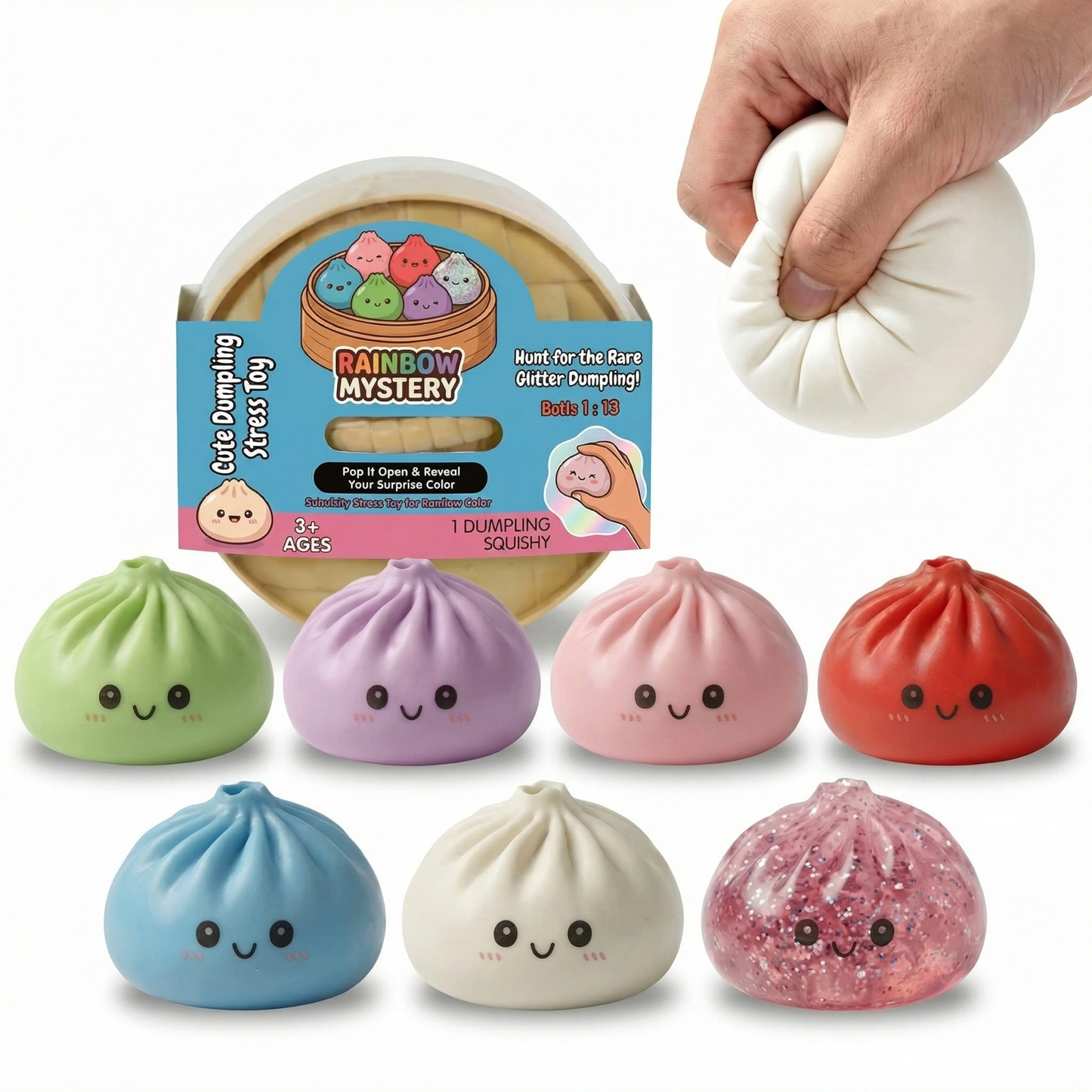 🔥Last 4 hours Sale: Save 50%-Cute Dumpling Stress Toy