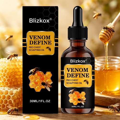 🔥 MEN’S CHEST-CONTOUR UPGRADE💪 Blizkox® VenomDefine Pro Chest Sculpting Oil 🐝 Daily Bee Poison Support for a Firmer-Looking, More Defined Chest