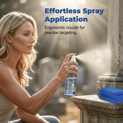 ⏰🎁Headstone Cleaning & Restoration Spray – Remove Stains Instantly