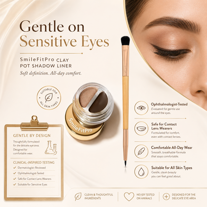 ✨ SmileFitPro®️ Clay Pot Shadow Liner + Free Brush