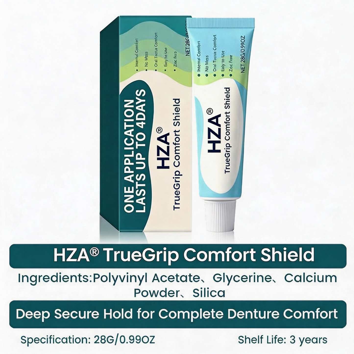 HZA® TrueGrip Comfort Shield