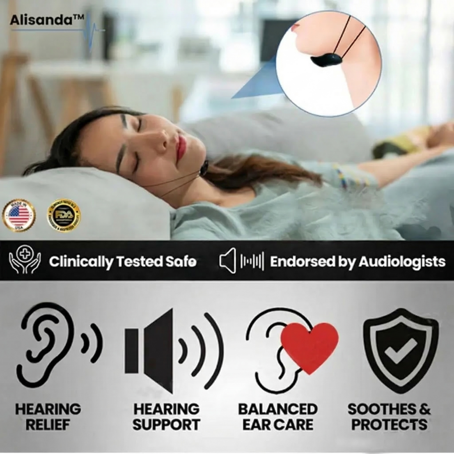 Alisanda®💓HAPPY 2026💓 Tinnitus Relieving Device