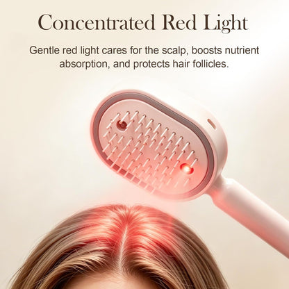 Electric Spray Air Cushion Massage Hair Comb – Anti-Tangle & Essential Oil Mist Brush
