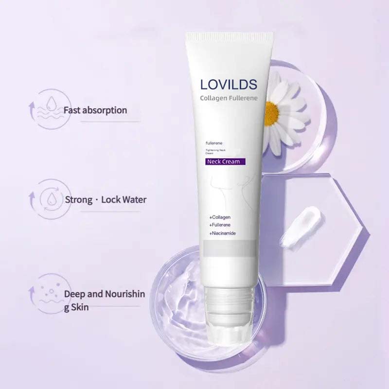 🔥Limited-time 50% sale🔥Sculpting Collagen Neck Cream with 5 Massage Rollers