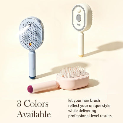 Electric Spray Air Cushion Massage Hair Comb – Anti-Tangle & Essential Oil Mist Brush