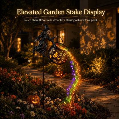 🔥Last Day Promotion 60% OFF丨🎃Halloween Witch Cauldron Garden Light