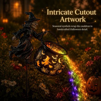 🔥Last Day Promotion 60% OFF丨🎃Halloween Witch Cauldron Garden Light