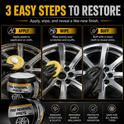Buy 1 Get 1 Free🔥All-in-One Wheel Care & Restoration Paste