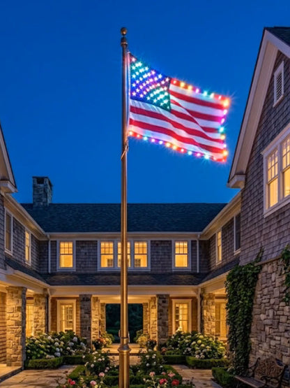 Last Day 70% OFF🔥 🦅 Illuminated 250th Anniversary USA Commemorative Flag - Premium LED Edition (3x5 Ft) -Bestseller