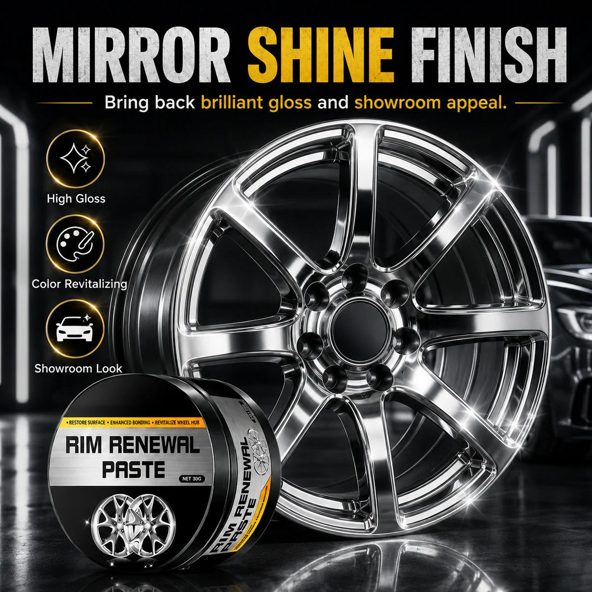 Buy 1 Get 1 Free🔥All-in-One Wheel Care & Restoration Paste