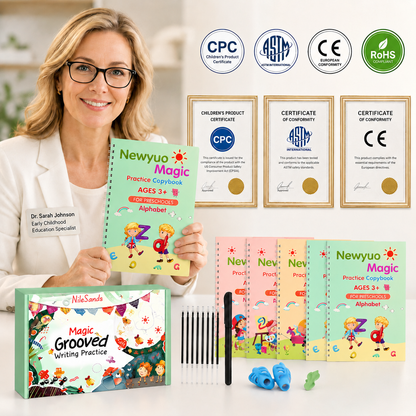 LAST DAY SALE 50%OFF💥📚Magic Writing Practice | Kids Practice Copybook Set (4Pcs/Set)