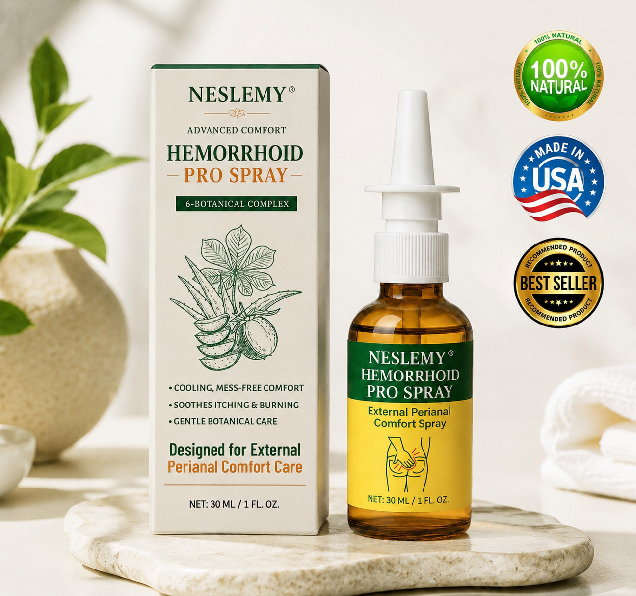 NESLEMY® Advanced Comfort Hemorrhoid PRO Spray