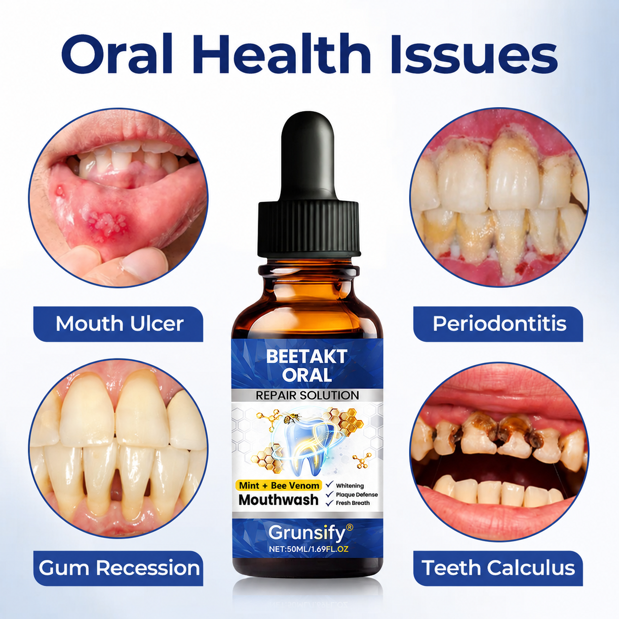 Buy 1 Get 1 Free🔥Grunsify® BeeTakt Oral Repair Solution