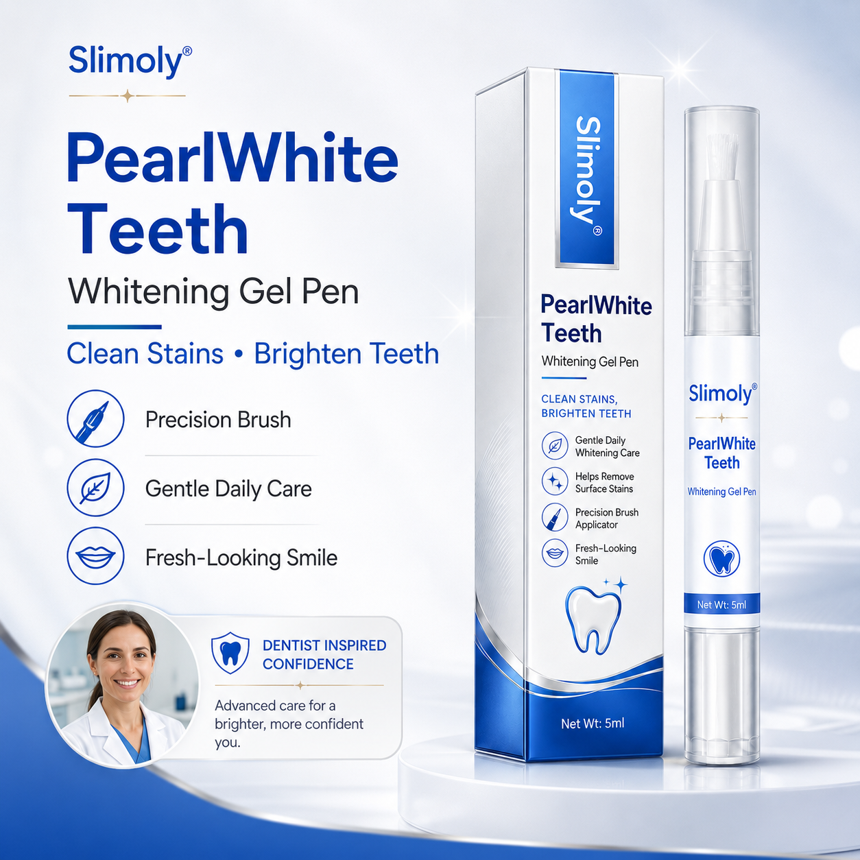 Slimoly PearlWhite Teeth Whitening Gel Pen