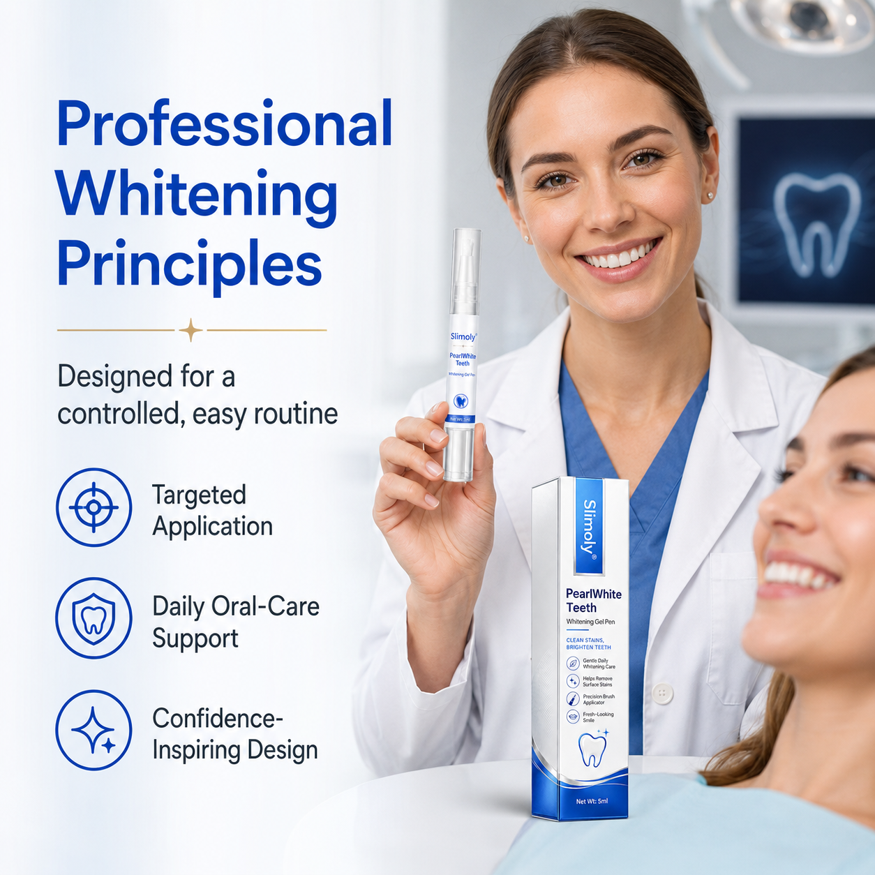 Slimoly® PearlWhite Teeth Whitening Gel Pen