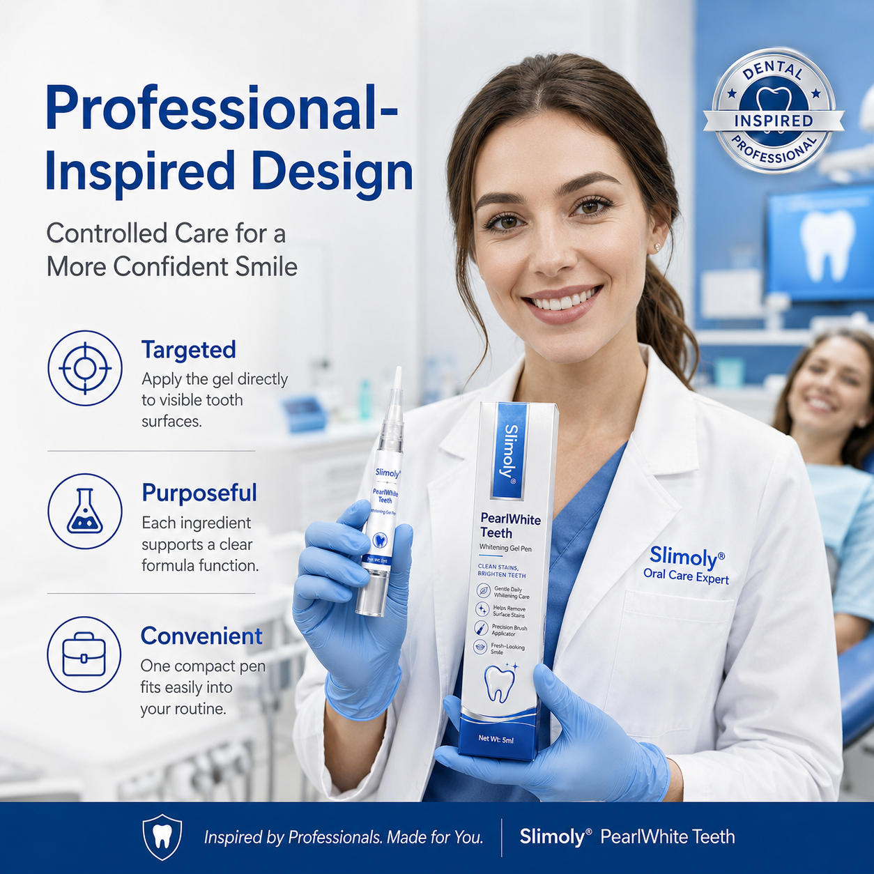 Professional inspired Slimoly whitening care