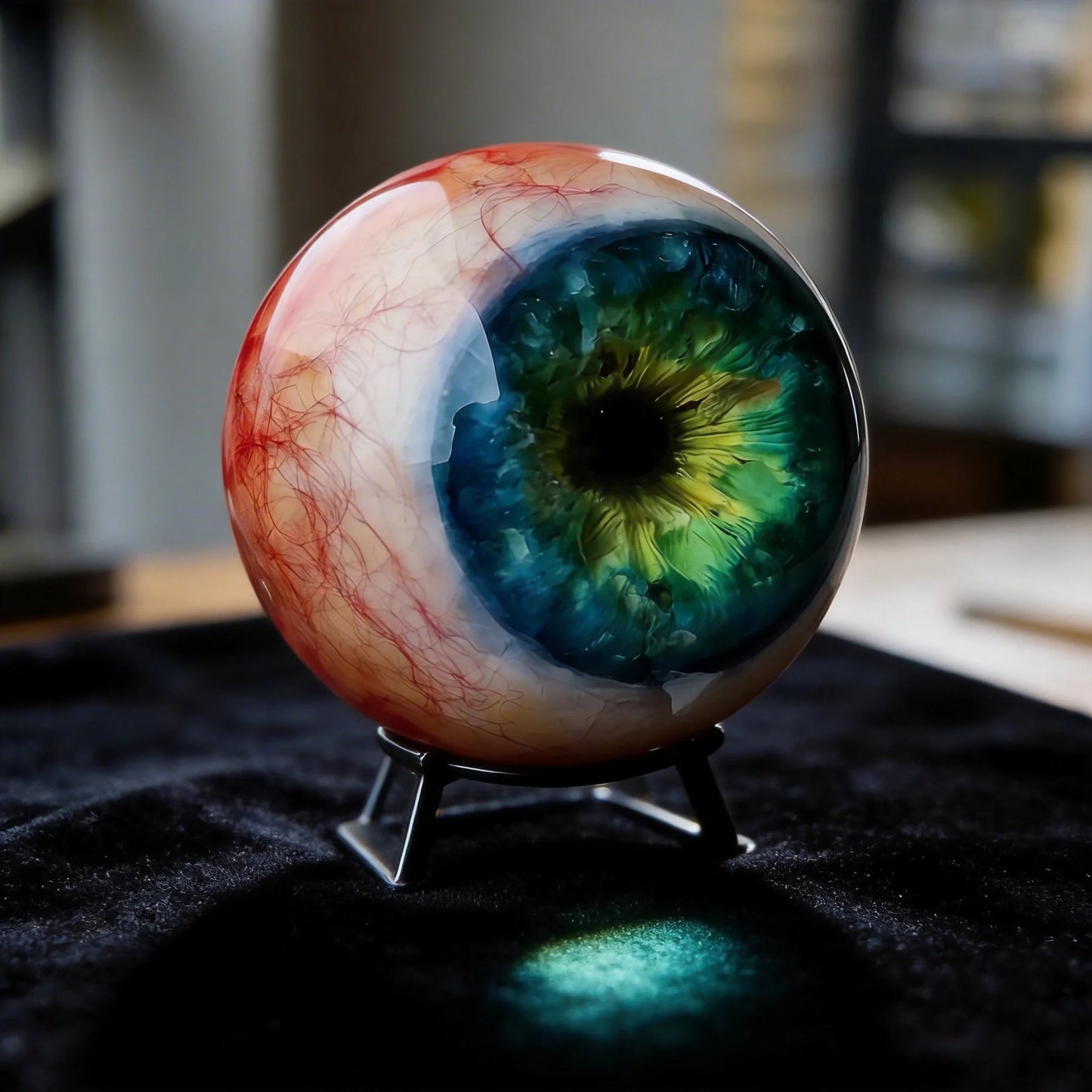 🔥Last Day 60% OFF -Luxury Hyper-Realistic Monster Eye Decor-Handmade Gothic Stained Glass Jewelry👁🖤 Buy 2 Free Shipping