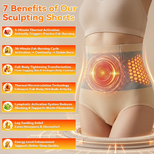 💖🌻Last Day 50% OFF|Divifit®️ 𝐌𝐨𝐫𝐢𝐧𝐠𝐚 & 𝐁𝐞𝐫𝐛𝐞𝐫𝐢𝐧𝐞 4‑In‑1 Micro‑Particle Sculpting & Fat‑Burn Shorts