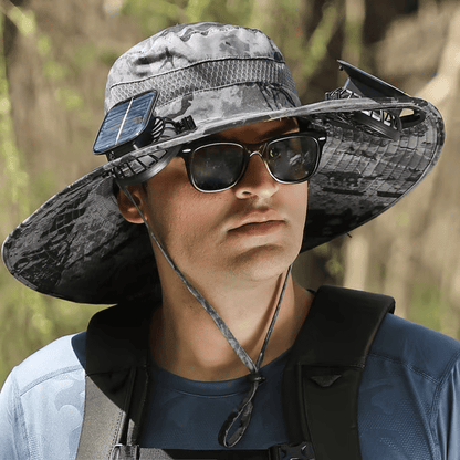 Ultralight Solar Fan Sun Hat – Lighter Than a Baseball! ⚾
