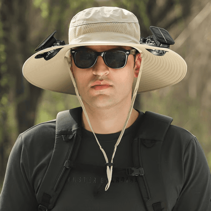 Ultralight Solar Fan Sun Hat – Lighter Than a Baseball! ⚾
