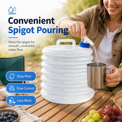 📢📢50% OFF !! ⏰Collapsible Water Container with Spigot
