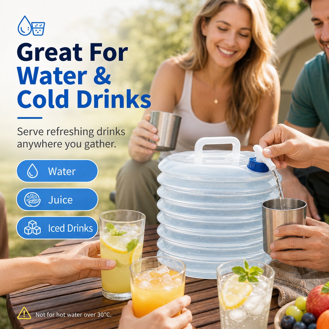 📢📢50% OFF !! ⏰Collapsible Water Container with Spigot