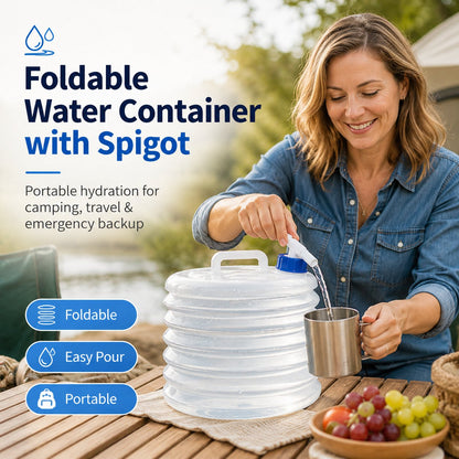 📢📢50% OFF !! ⏰Collapsible Water Container with Spigot