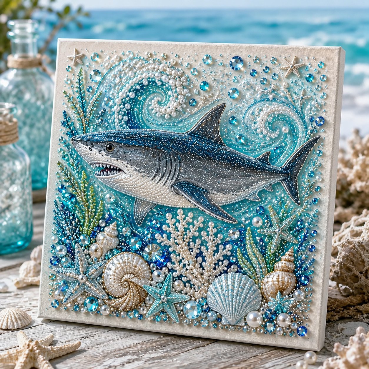 🔥Last Day 49% OFF - 🌊✨Ocean Theme Pearl Art DIY Kit(📦Buy 2 Free Shipping)