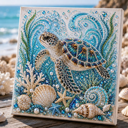 🔥Last Day 49% OFF - 🌊✨Ocean Theme Pearl Art DIY Kit(📦Buy 2 Free Shipping)