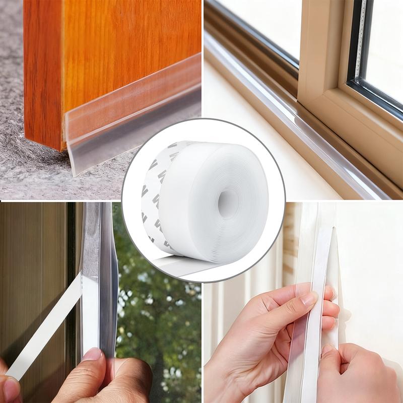 🔥Buy More Save More🔥16.4Ft Door Weather Stripping, (1.38in Width) for Doors Windows and Shower Doors
