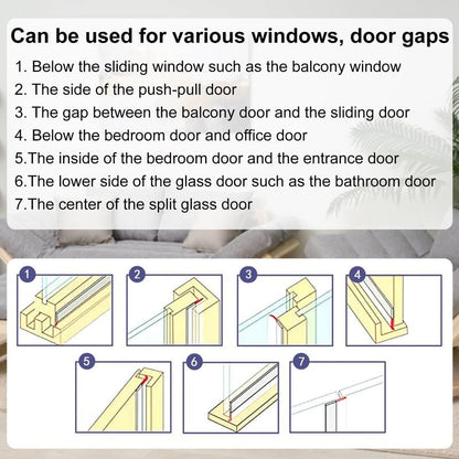 🔥Buy More Save More🔥16.4Ft Door Weather Stripping, (1.38in Width) for Doors Windows and Shower Doors