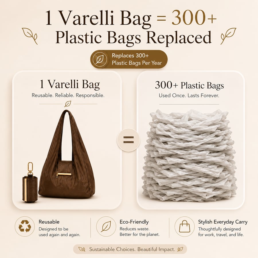 Jaxvolt®️ Charm Transformable Bag – Stylish Vegan Leather Tote & Keychain Charm
