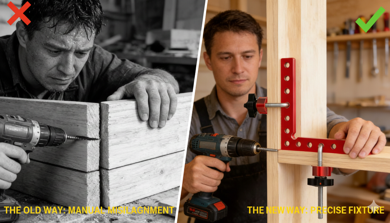 Stop Struggling with Misaligned Corners. Get a Perfect 90° Every Single Time.
