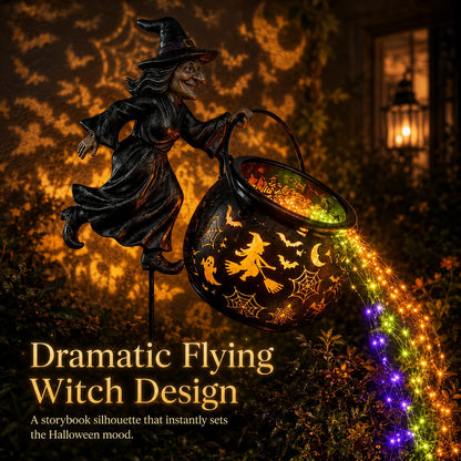 🔥Last Day Promotion 60% OFF丨🎃Halloween Witch Cauldron Garden Light