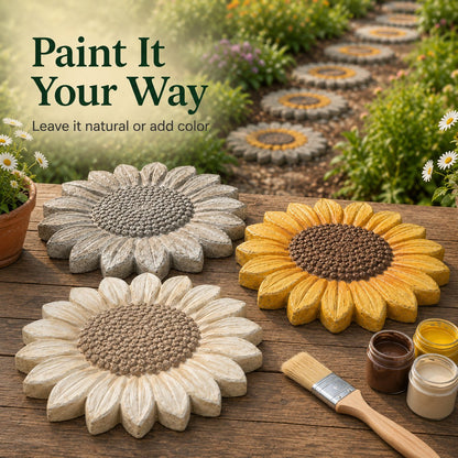💥 LAST DAY 50% OFF - 🌻 Reusable Sunflower Stepping Stone Mold (📦Buy 2 Free Shipping)