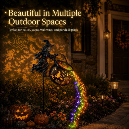 🔥Last Day Promotion 60% OFF丨🎃Halloween Witch Cauldron Garden Light