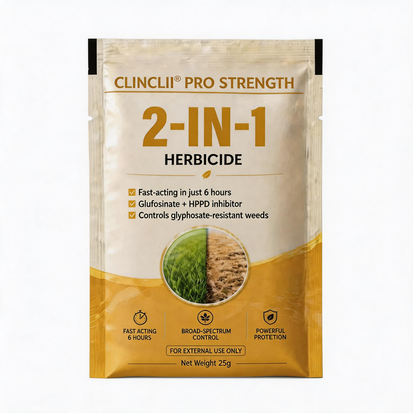 🏆 Official Store |Clinclii® Pro Strength 2-in-1 Herbicide: Fast Acting Results on Glyphosate-Resistant Weeds