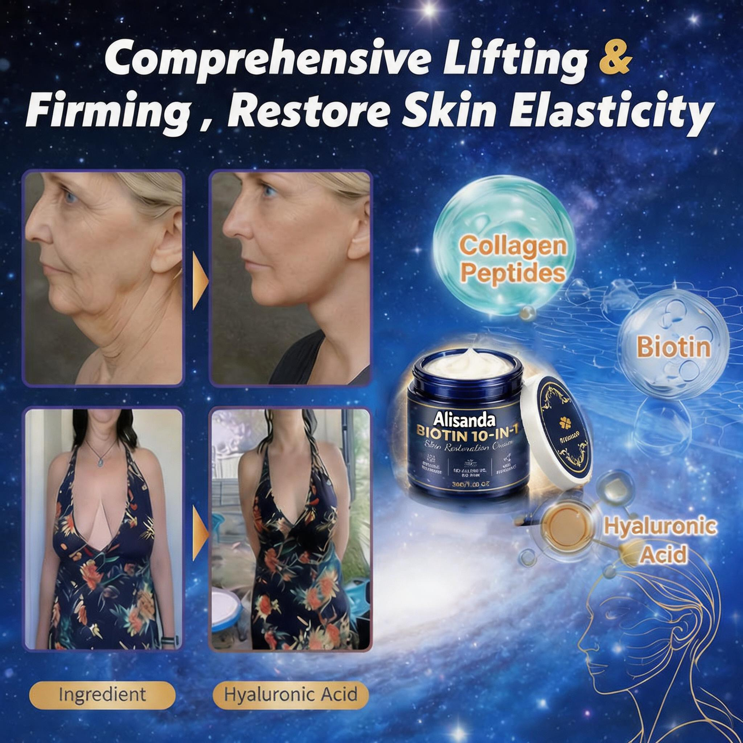 🔥New Arrivals for May|Made and Shipped from USA ✨Alisanda® Biotin 10-in-1 Skin Restoration Cream 🍀