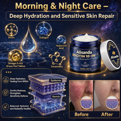 🔥New Arrivals for May|Made and Shipped from USA ✨Alisanda® Biotin 10-in-1 Skin Restoration Cream 🍀