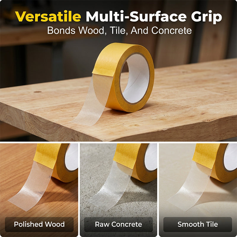 🔥Limited-time 60% sale-High-Tack Double-Sided Mesh Tape