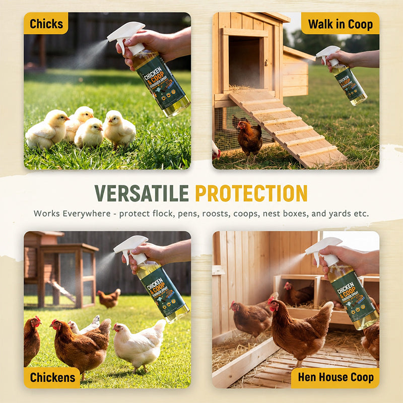 🎁Buy More Get More FREE |🐔Natural Poultry Coop Cleaning Spray